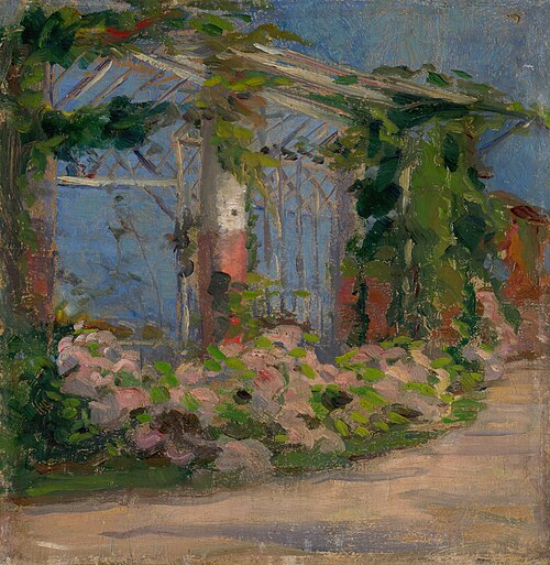 Motif from Garden, 1900, Ľudovít Pitthordt
