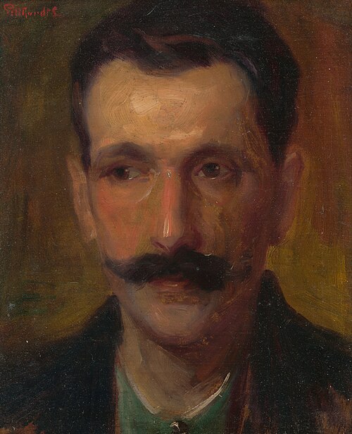 Man's Head, 1890, Ľudovít Pitthordt