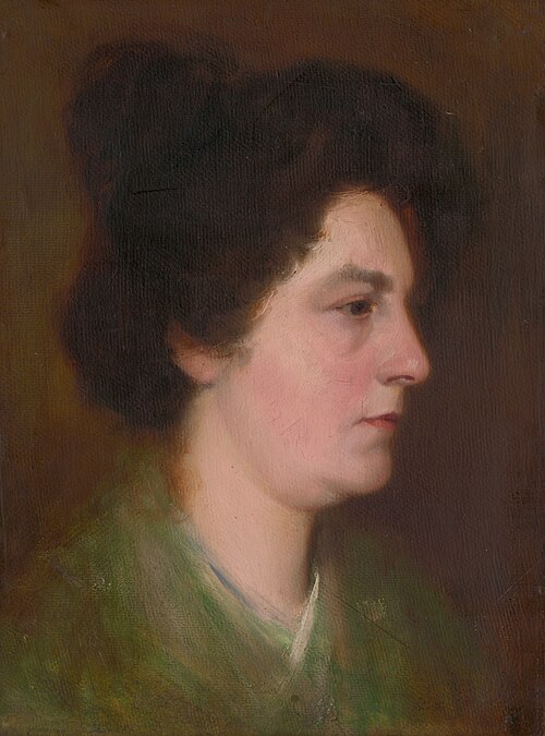 Head Study of a Woman, 1890, Ľudovít Pitthordt