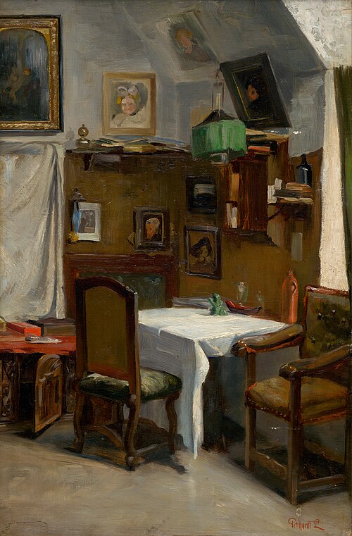 Štúdia mníchovského ateliéru, 1880, Ľudovít Pitthordt
