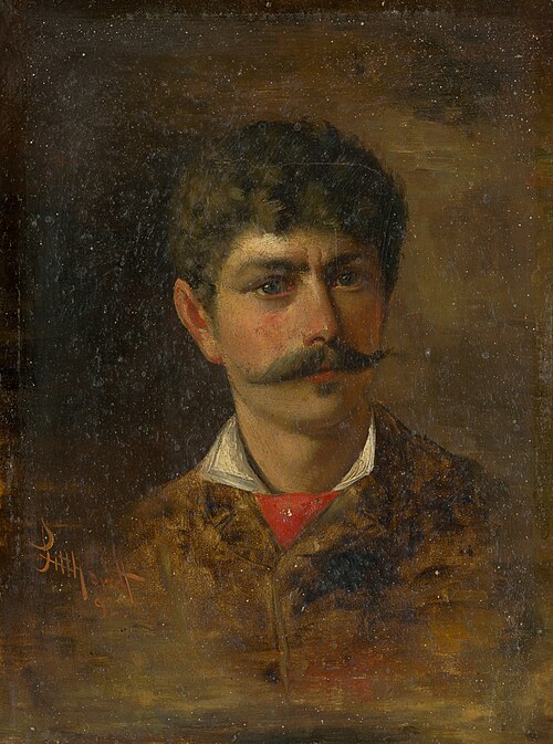 Muž s fúzikmi, 1892, Ľudovít Pitthordt