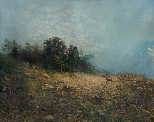Na rúbanisku, 1885, Ľudovít Pitthordt