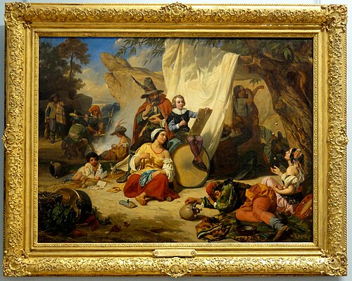 L'enfance de Callot, 1844, Charles-Alexandre Debacq