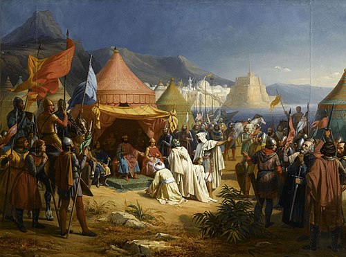 Prise de Tripoli, 1100, 1842, Charles-Alexandre Debacq
