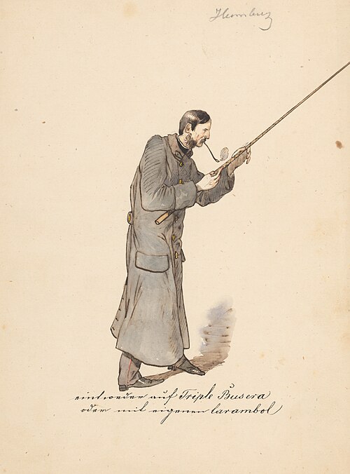 Man in a Long Military Coat with a Stick, , Friedrich Carl von Scheidlin
