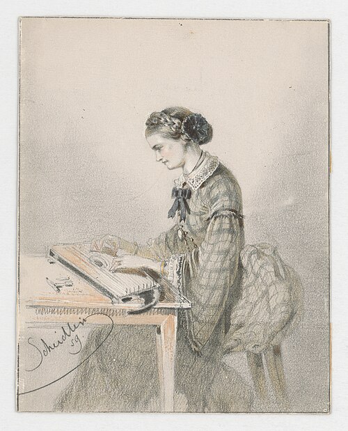 Doing Manual Work, 1859, Friedrich Carl von Scheidlin