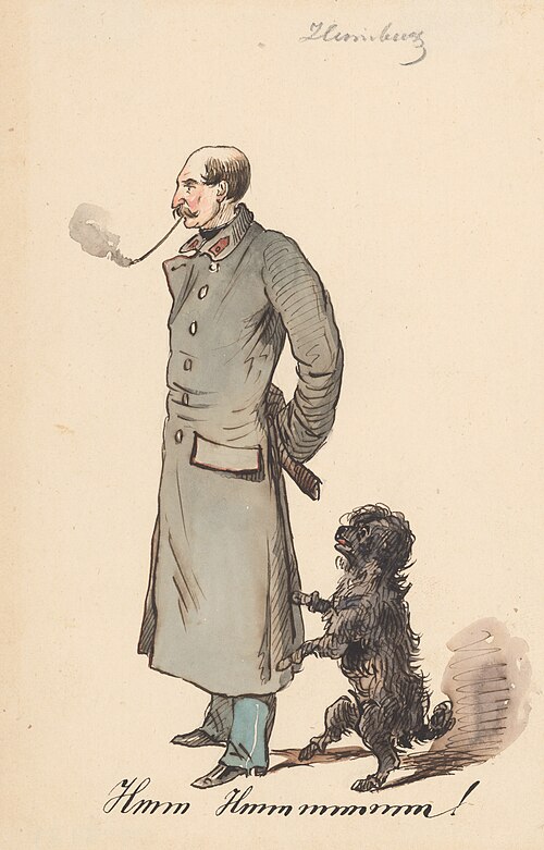 Soldier with a Dog, , Friedrich Carl von Scheidlin