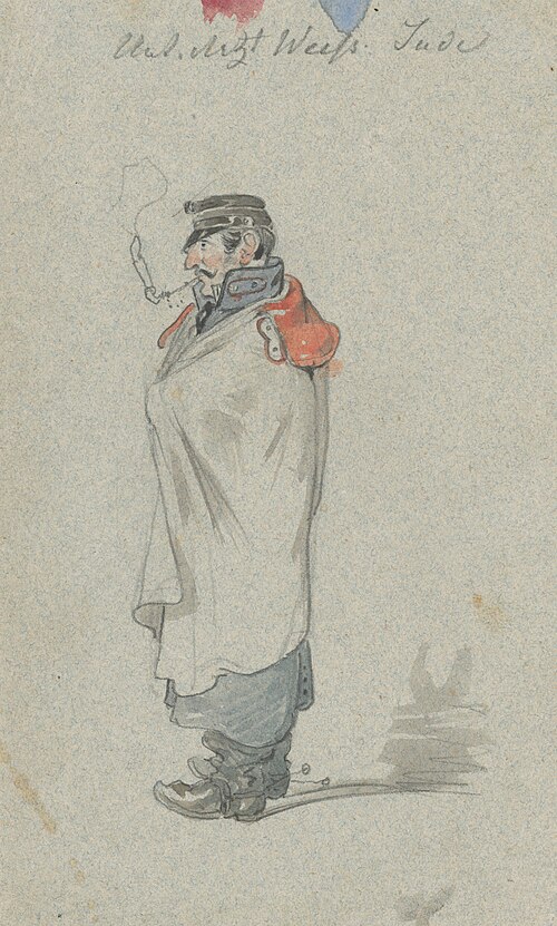 Soldier in a Cape, 1854, Friedrich Carl von Scheidlin