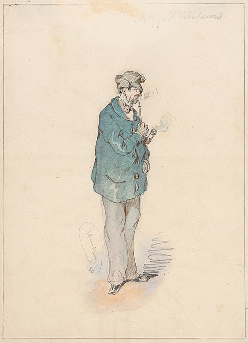 Man with a Pipe, , Friedrich Carl von Scheidlin