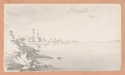 View of Boroslo, , Friedrich Carl von Scheidlin