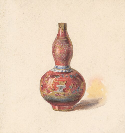 Vase with Red Base, , Friedrich Carl von Scheidlin