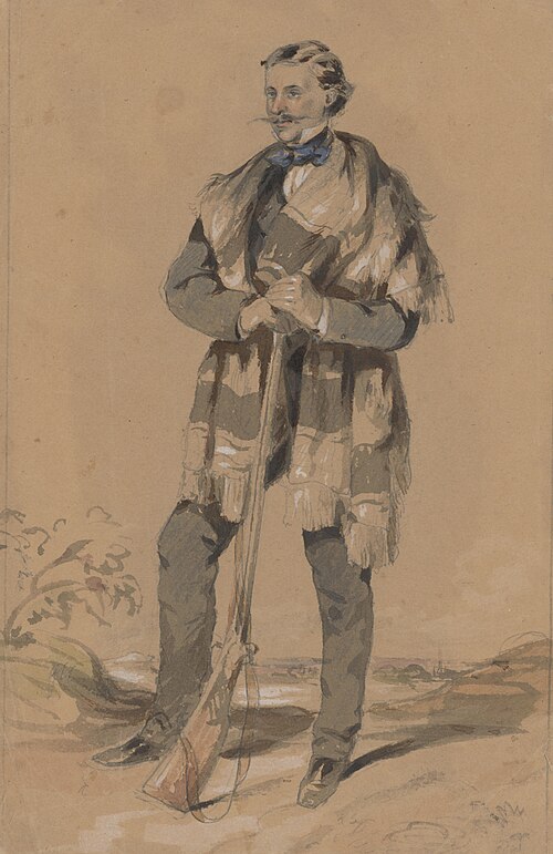 Man with a Rifle, 1857, Friedrich Carl von Scheidlin
