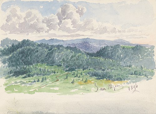 Mountain Landscape, , Friedrich Carl von Scheidlin