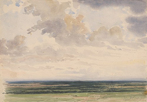 View of the Šúr, 1864, Friedrich Carl von Scheidlin