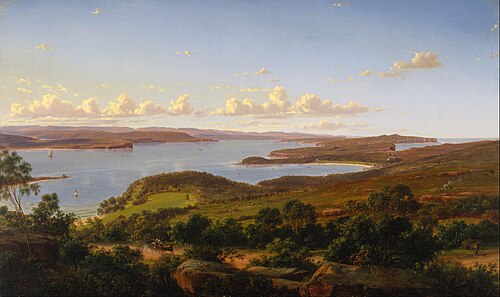 Sydney Heads, 1865, Eugene von Guérard