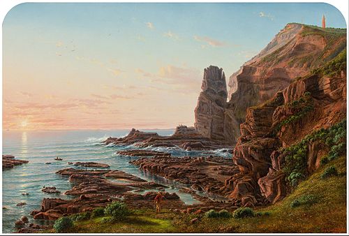 Castle Rock, Cape Schanck, 1865, Eugene von Guérard