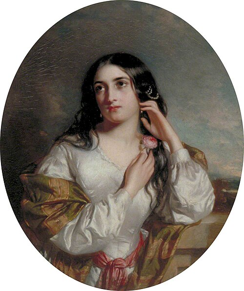 The Fair Friend, 1840, Charles Baxter