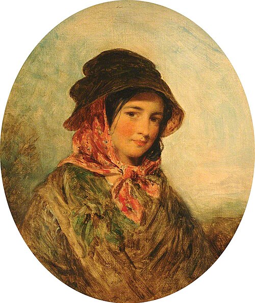 The Pretty Peasant, 1838, Charles Baxter