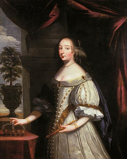 Portrait de Marie-Jeanne-Baptiste de Savoie-Nemours (1644-1724), duchesse de Savoie., 1668, Charles Beaubrun