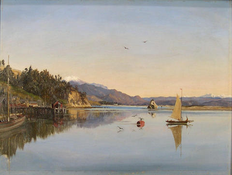 Fifeshire Rock, 1871, Charles Blomfield