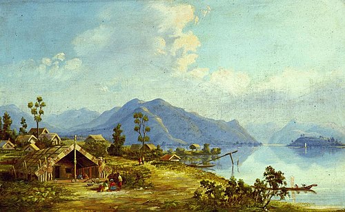 Rotokakahi From Kaitereria, 1881, Charles Blomfield