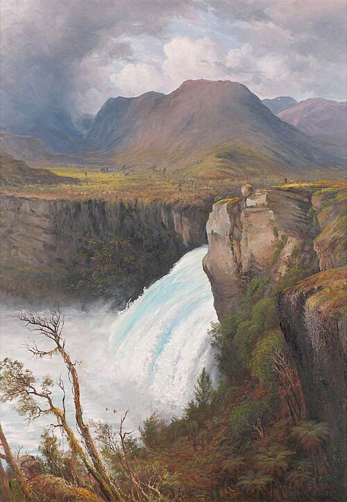 Huka Falls, North Island, New Zealand, 1903, Charles Blomfield