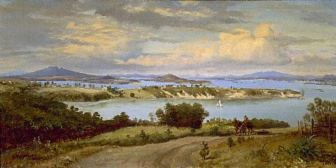 Our Harbour from Birkenhead, 1884, Charles Blomfield