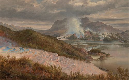 Pink Terraces, 1886, Charles Blomfield