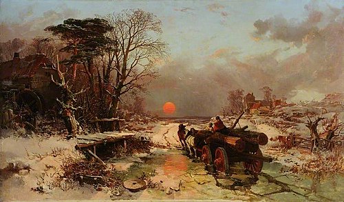 Winter Scene, 1851, Charles Branwhite