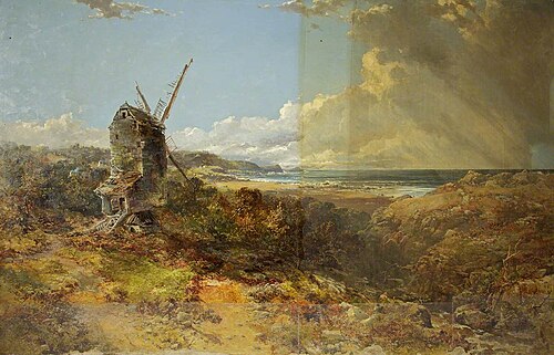 A Breezy Day on the Essex Coast, 1877, Charles Branwhite