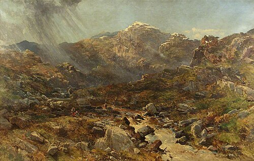 The Head of Nant Francon, Capel Curig, North Wales, , Charles Branwhite