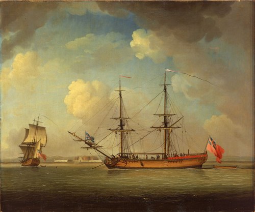 A Naval Snow, 1759, Charles Brooking