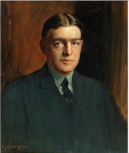 Portrait of Ernest Shackleton (1874 - 1922), Polar Explorer, 1921, Charles A. Buchel