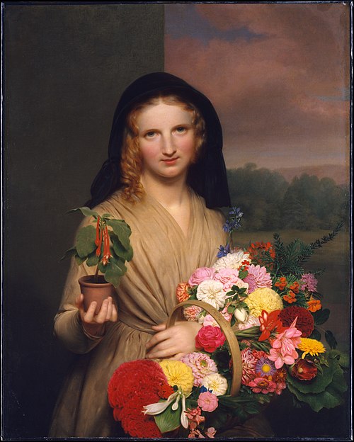 The Flower Girl, 1846, Charles Cromwell Ingham