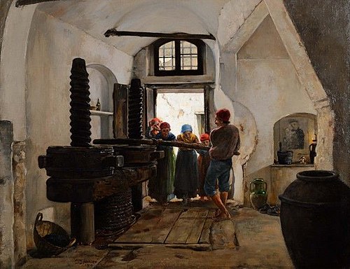 Le Pressoir à olives, 1914, Charles Caryl Coleman