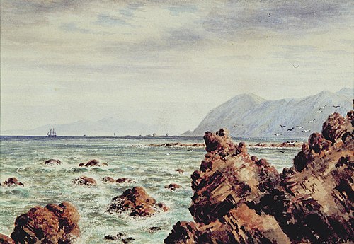 Rocky Coastline, , Charles Decimus Barraud