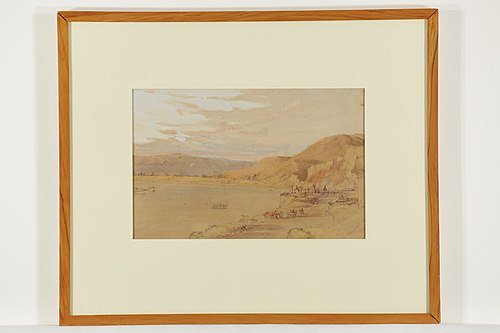 Ferry, Whanganui River, , Charles Decimus Barraud