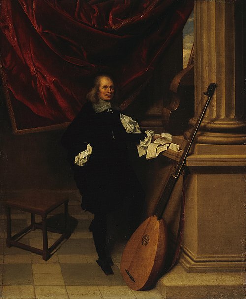 Portrait of a Musician, 1650, Charles Emmanuel Biset