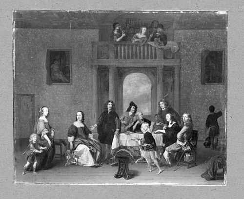 Family Portrait, 1664, Charles Emmanuel Biset