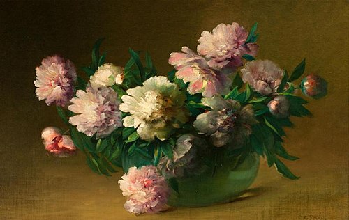 Peonies, 1885, Charles Ethan Porter