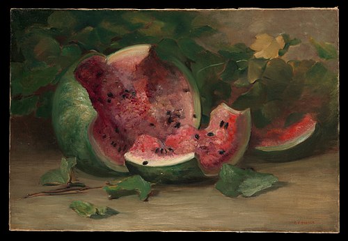 Untitled (Cracked Watermelon), 1890, Charles Ethan Porter