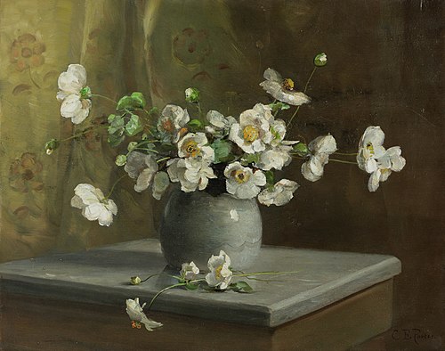 Floral Still Life, 1881, Charles Ethan Porter