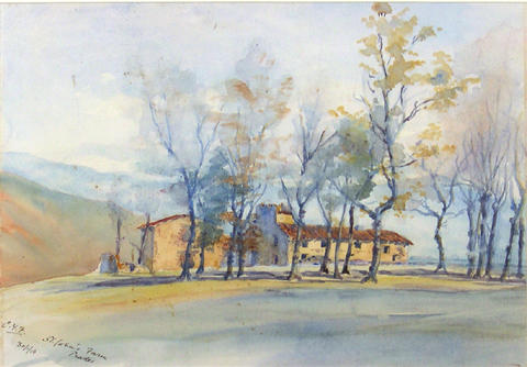 St John's Farm, Prades, 1916, Charles Fell