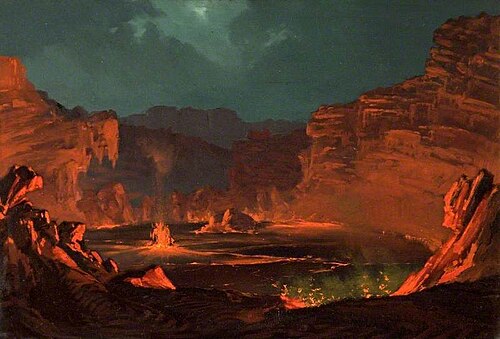 The Crater of Kilauea, Hawaii, USA, 1883, Charles Furneaux