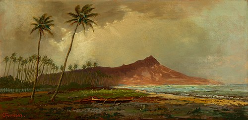 Waikiki Beach, 1898, Charles Furneaux