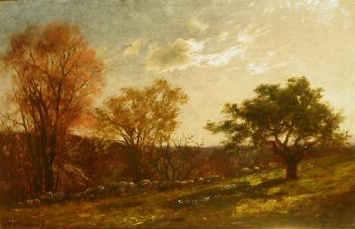 Landscape Study, Melrose, Massachusetts, , Charles Furneaux