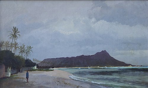 Waikiki Beach, 1882, Charles Furneaux