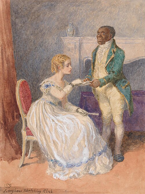 The Visiting Card - Langham Sketching Club Subject, , Charles Green