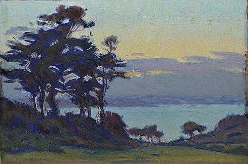 Bord de mer, fin de journée, 2000, Charles Guilloux