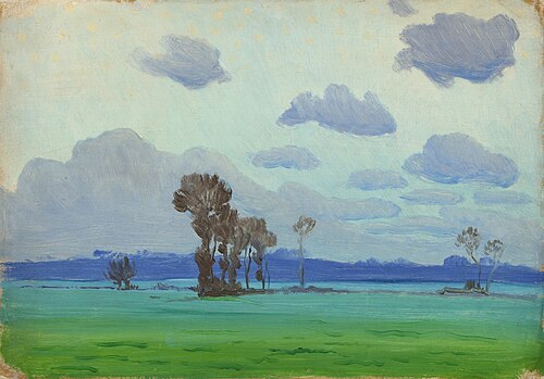 La Plaine bleutée, 1890, Charles Guilloux